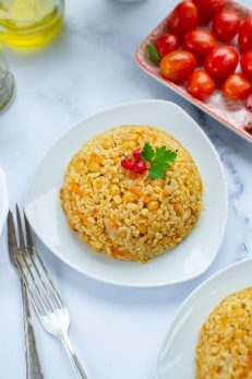 Easy Turkish Bulgur Pilaf - Medmunch