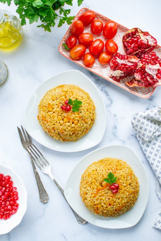 Easy Turkish Bulgur Pilaf - Medmunch