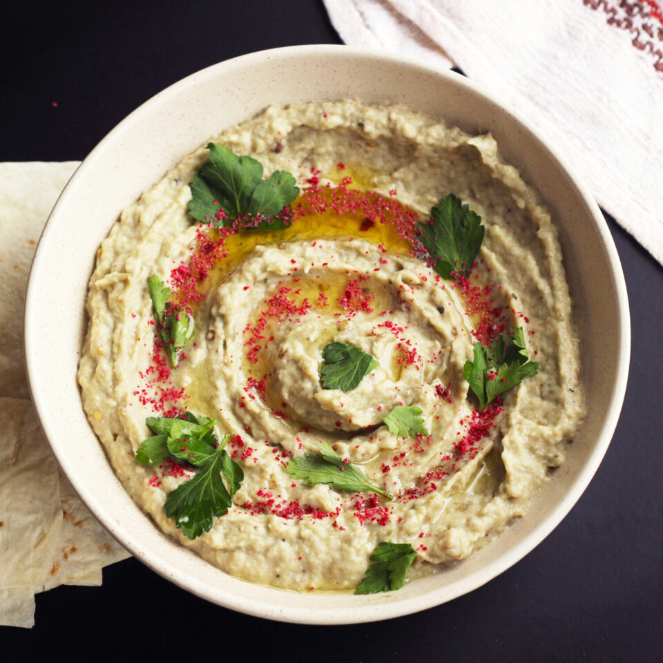 Baba Ganoush Without Tahini (Eggplant Dip) Medmunch